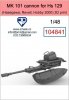 Omask 104841 MK 101 cannon for Hs 129 1/48
